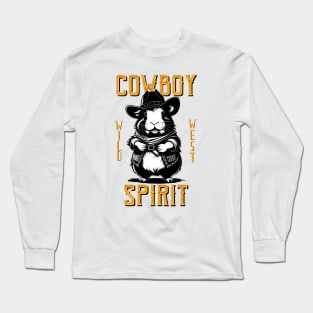 Cowboy Guinea Pig Long Sleeve T-Shirt